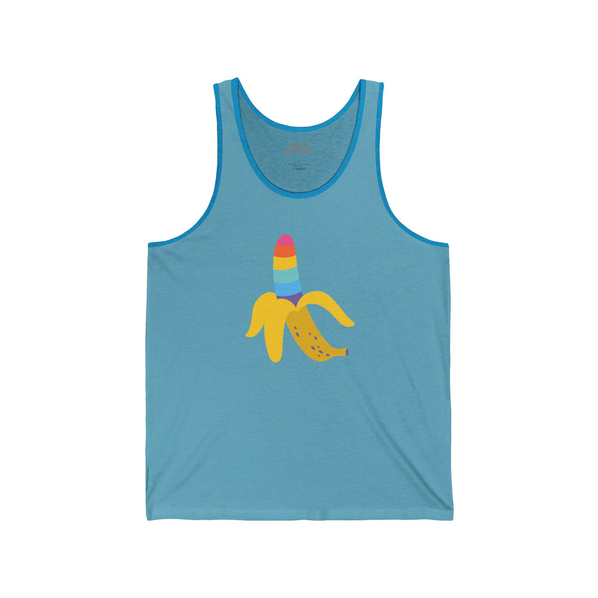 Rainbow Banana Lightweight Tank Top