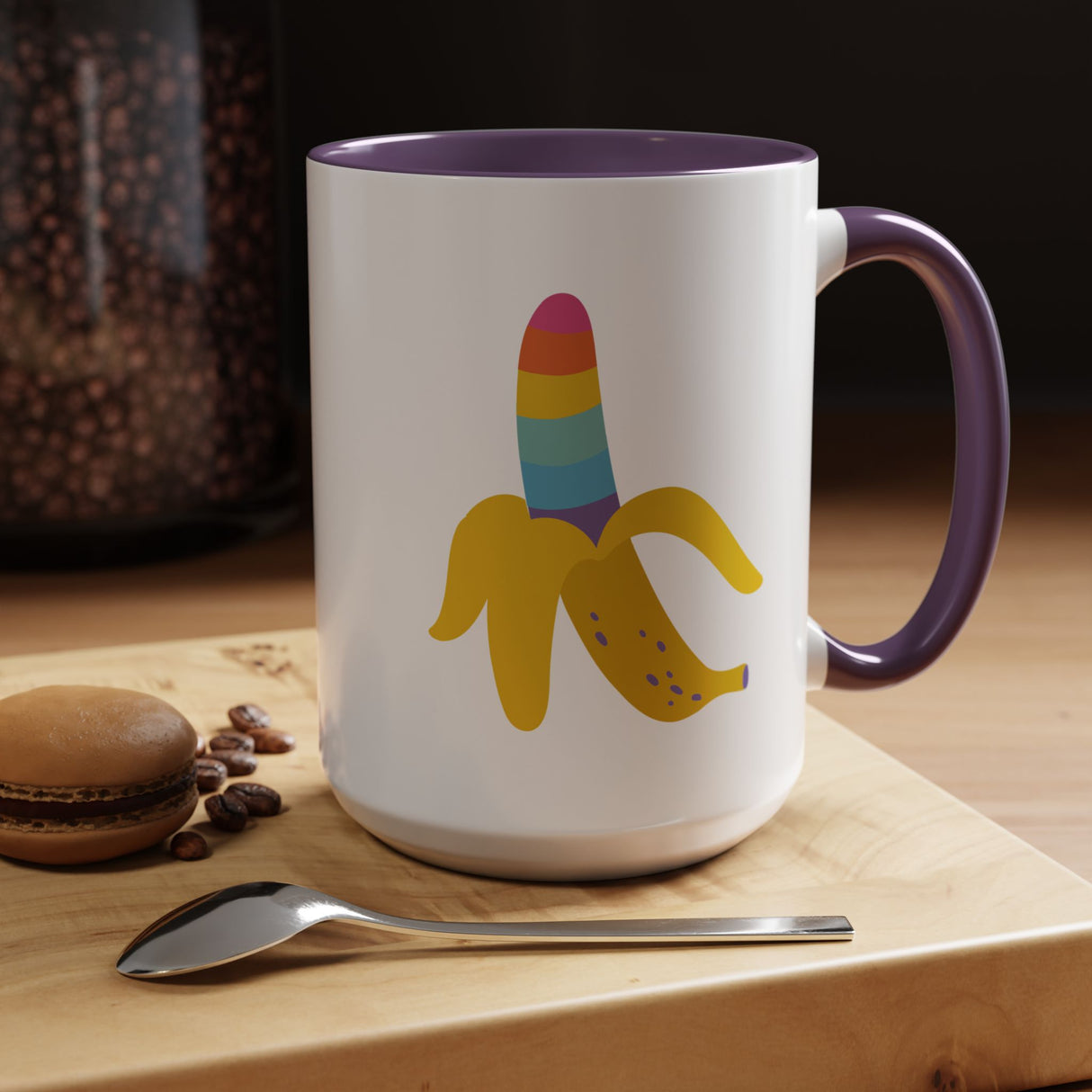 Rainbow Banana Coffee Mug - 11oz & 15oz Options