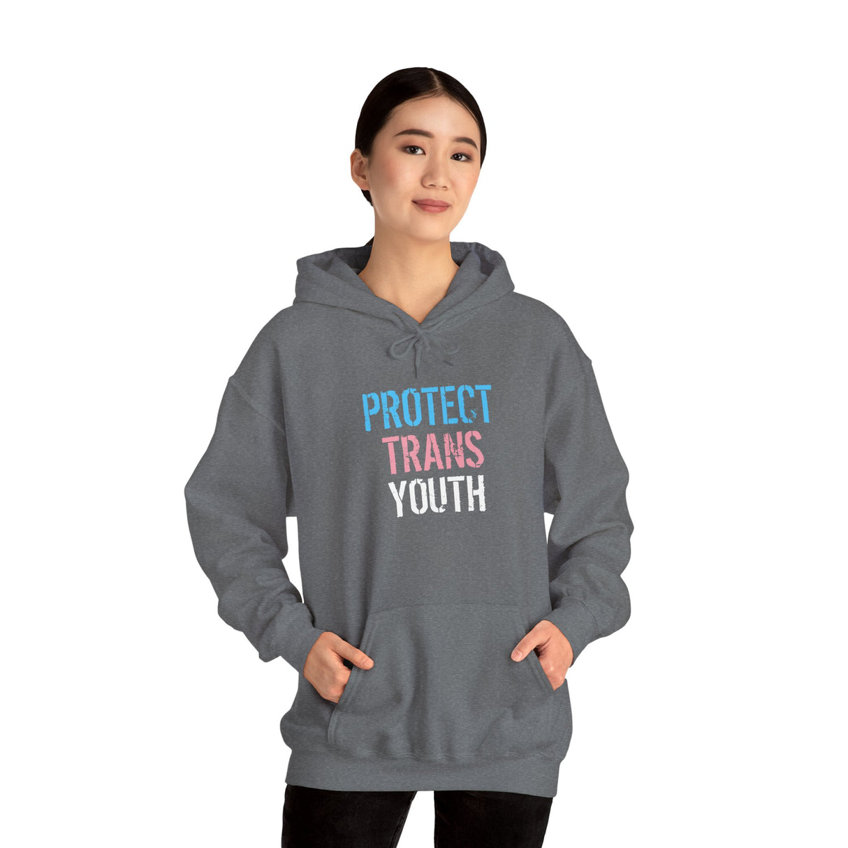Protect Trans Youth 2025 Hoodie – Heavy Fleece, Heavier Meaning