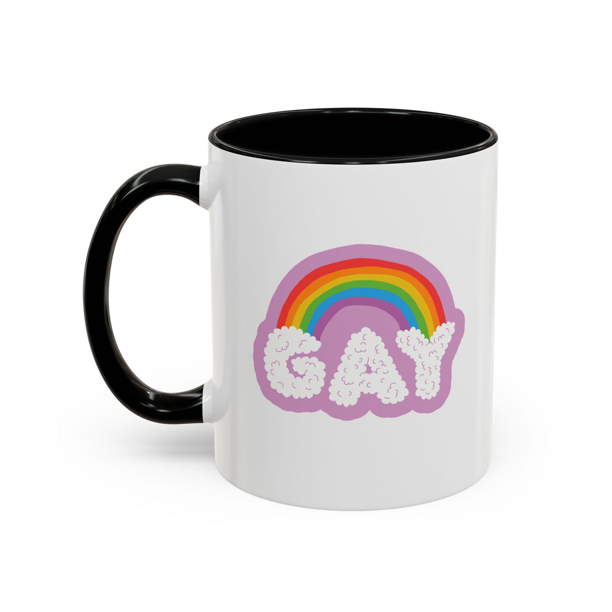 Gay Rainbow Cloud Mug - 11oz & 15oz Options