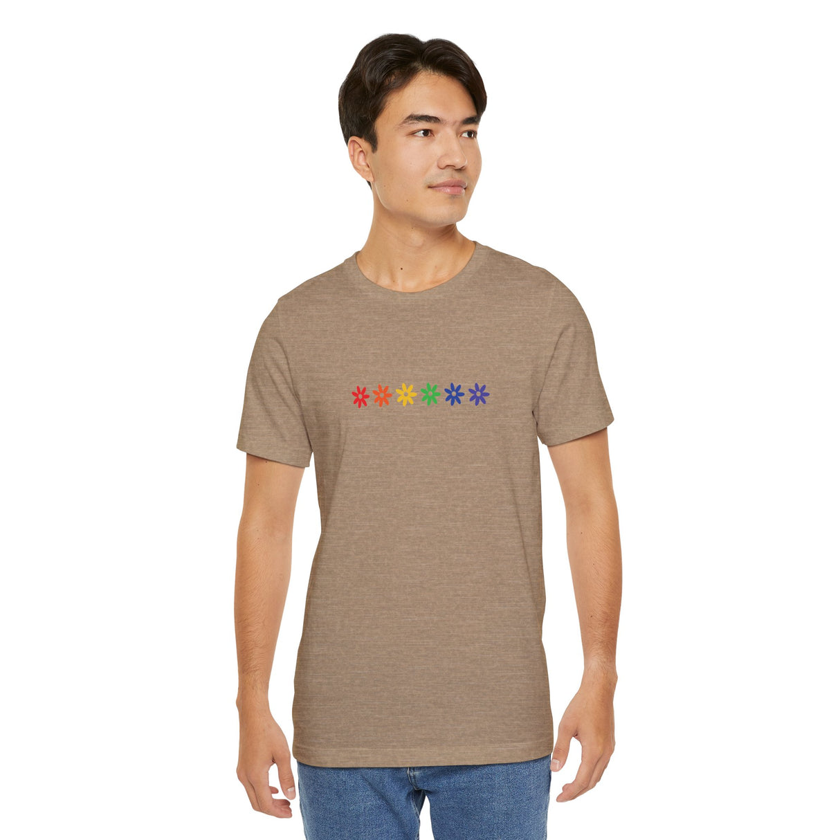 Rainbow Flowers Tee – Soft Threads, Strong Intentions