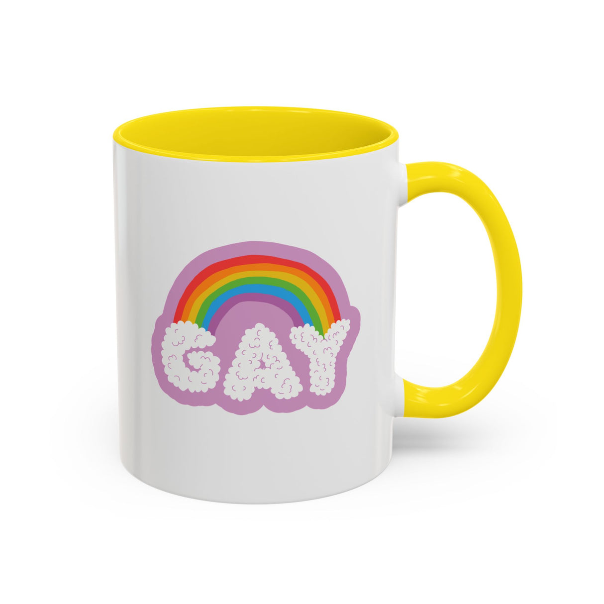 Gay Rainbow Cloud Mug - 11oz & 15oz Options