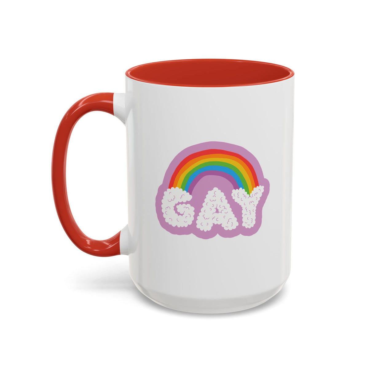 Gay Rainbow Cloud Mug - 11oz & 15oz Options