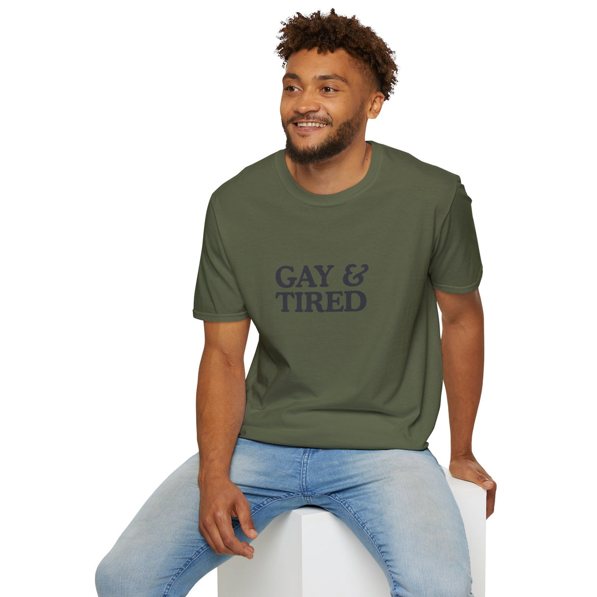 Gay & Tired Softstyle T-Shirt - Casual Comfort Tee for Everyday Wear