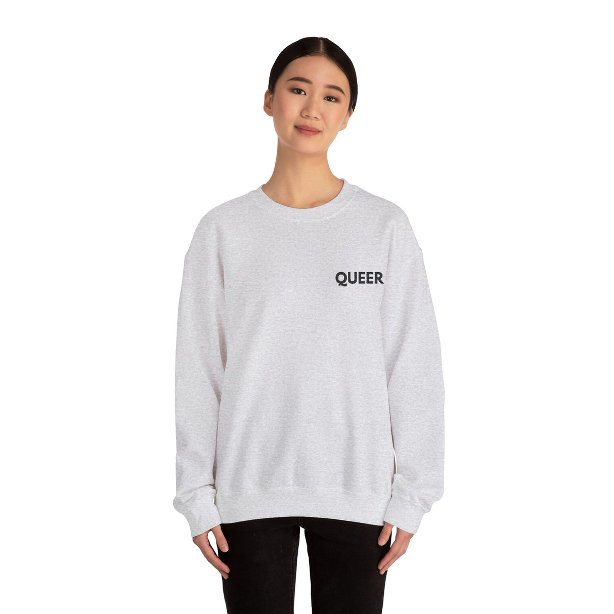 Queer Embroidered Crewneck Sweatshirt
