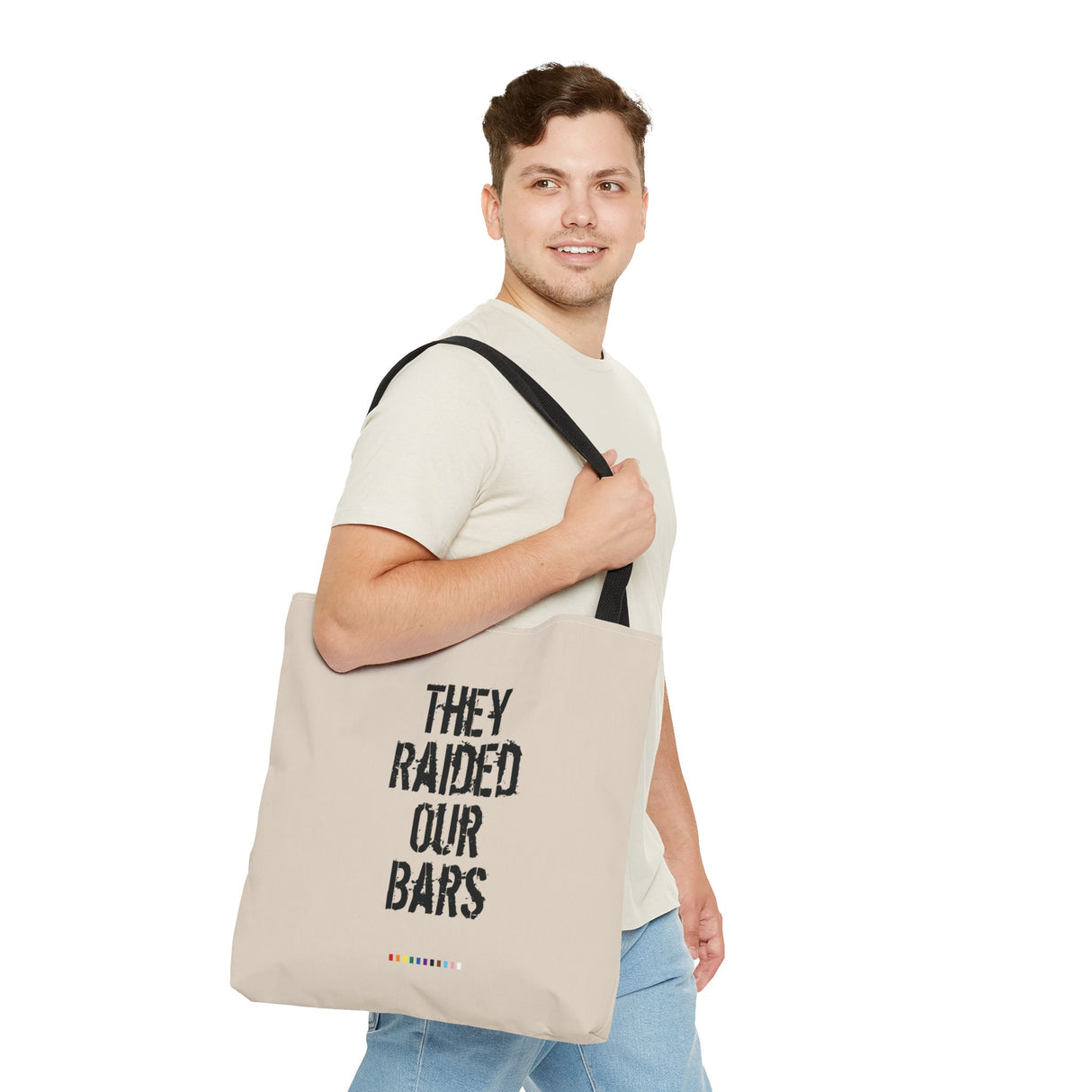 They Raided Our Bars Tote Bag – Carry the History