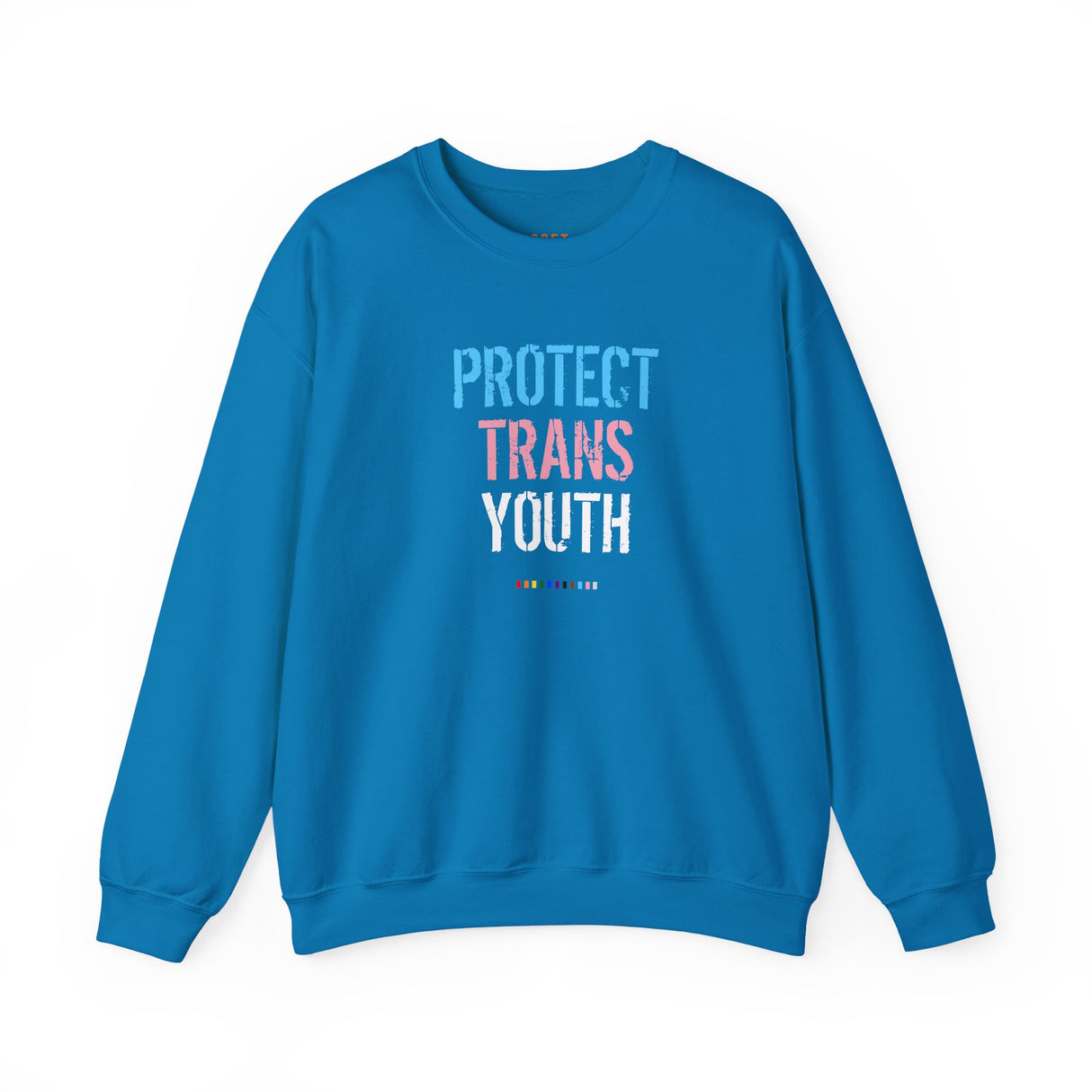 Protect Trans Youth 2025 Crewneck – Warm Layers, Urgent Truth