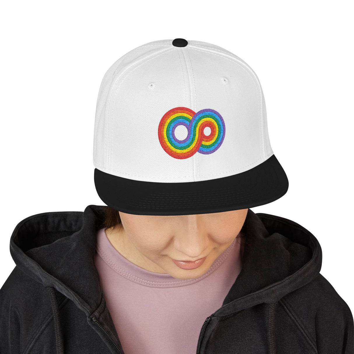 Gayfinity Rainbow Snapback – Structured Style, Infinite Pride
