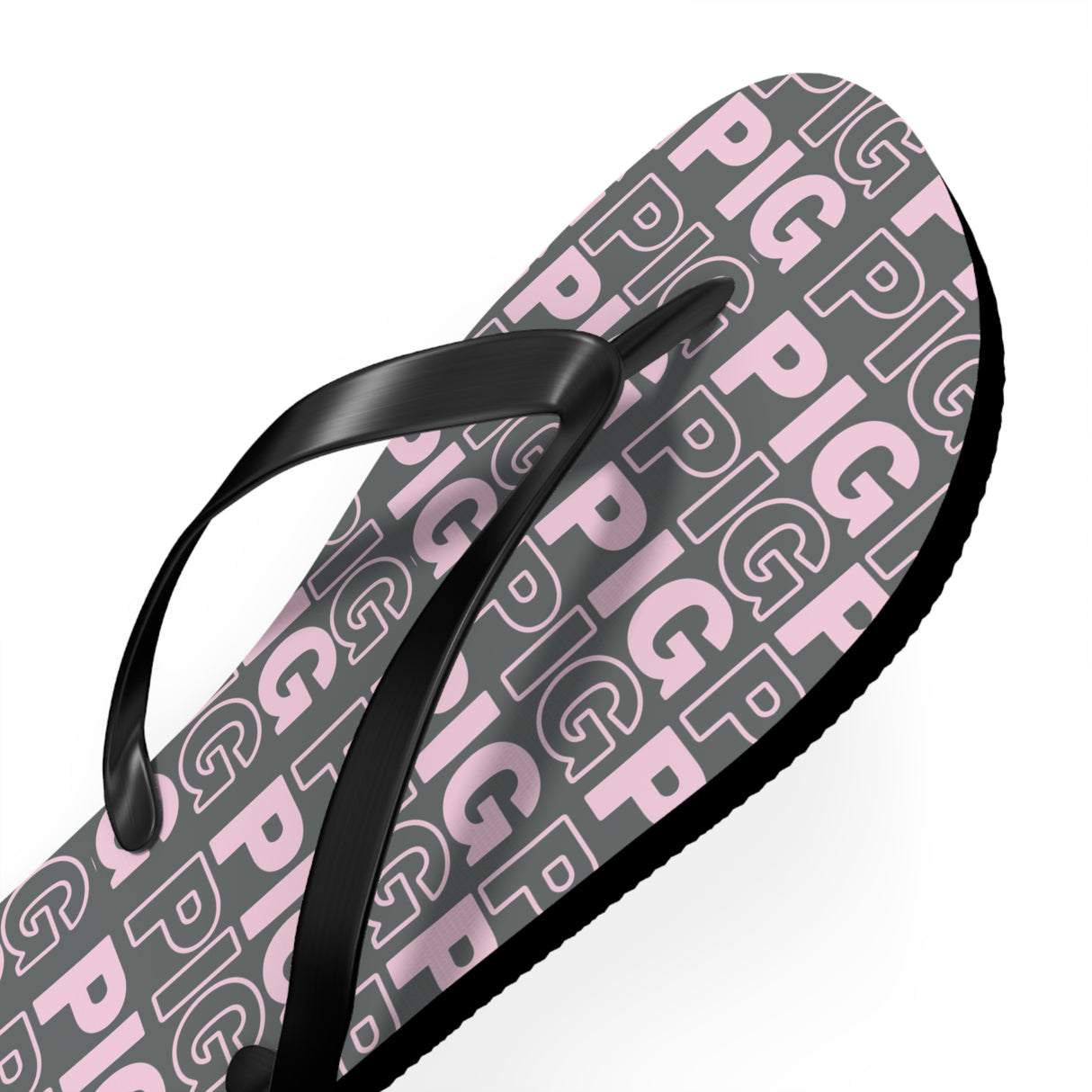Trendy Pig Print Flip Flops – Comfortable Summer Sandals for Casual Outings