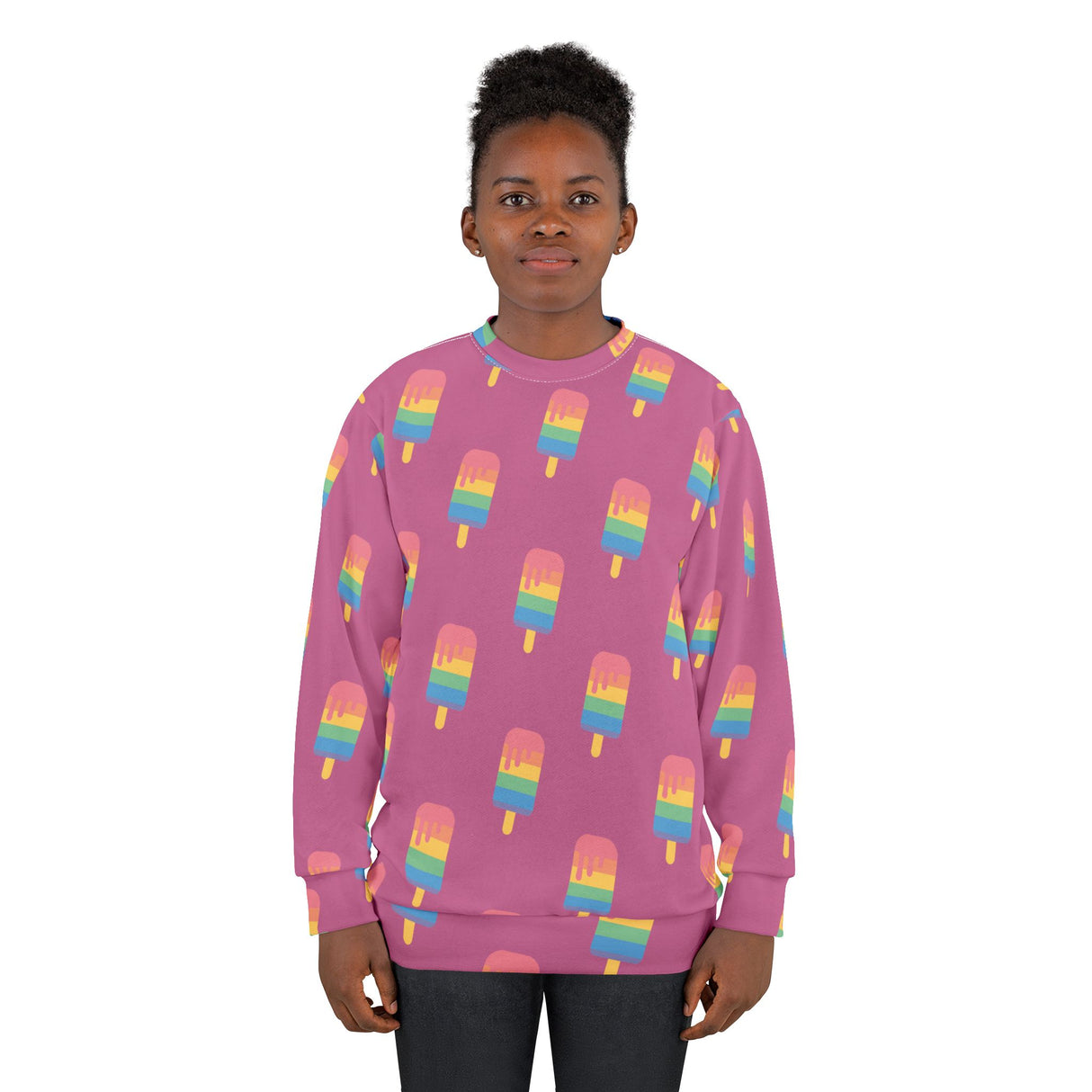 Pink Melting Point Unisex Sweatshirt – Fun Summer Vibe Apparel