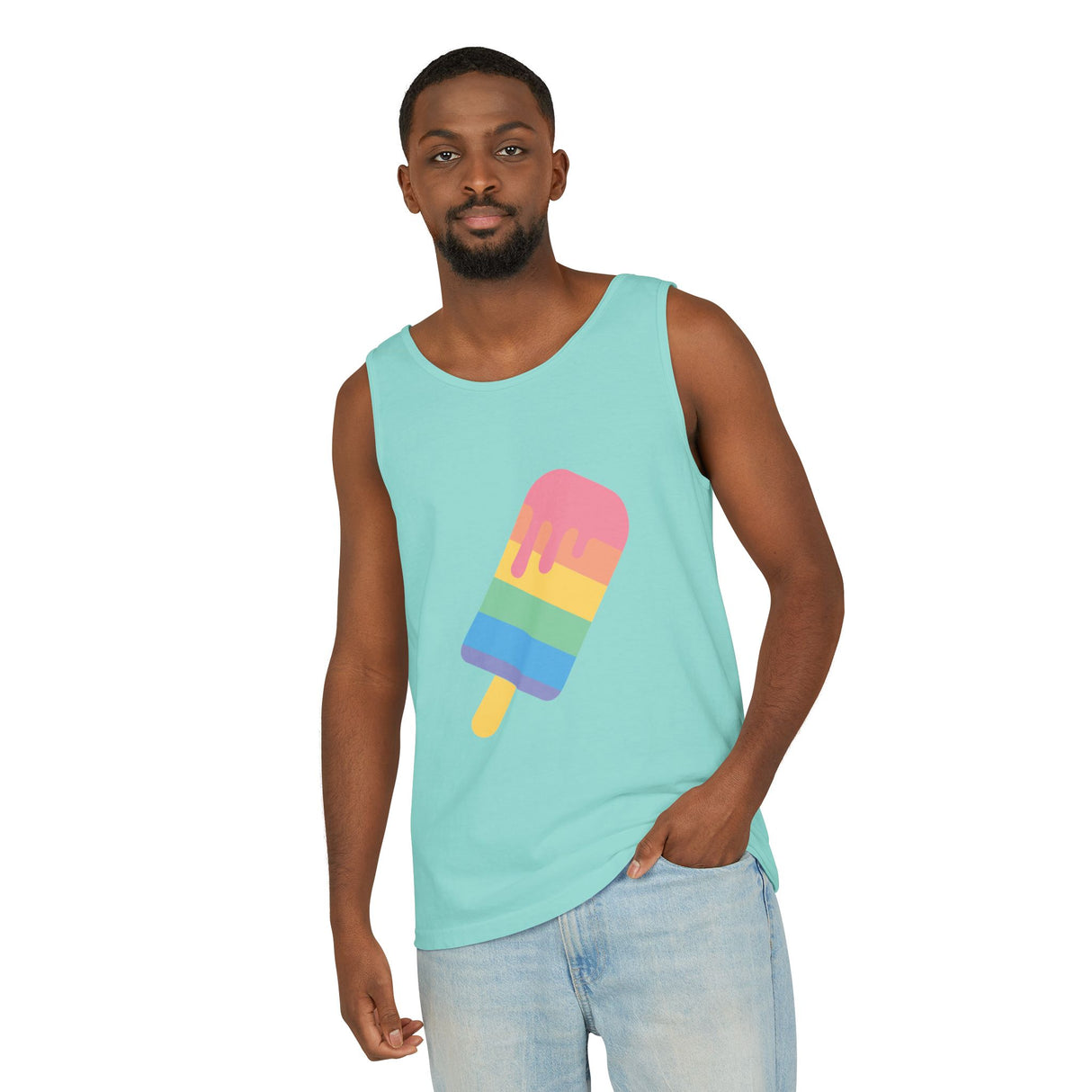 Melting Point Popsicle Unisex Tank Top - Summer Vibes