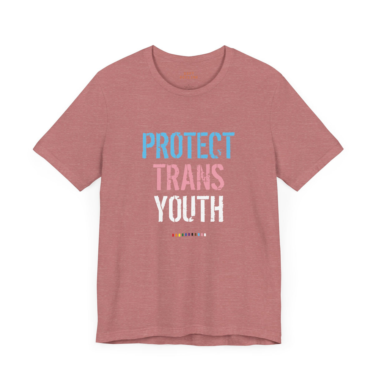 2025 Protect Trans Youth Lightweight Tee – Soft Fit, Urgent Message