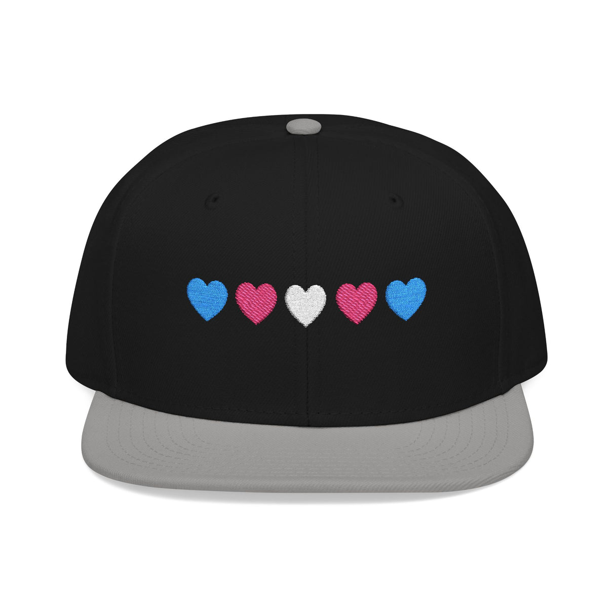 Trans Heart Snapback – Structured Fit, Unshakable Pride