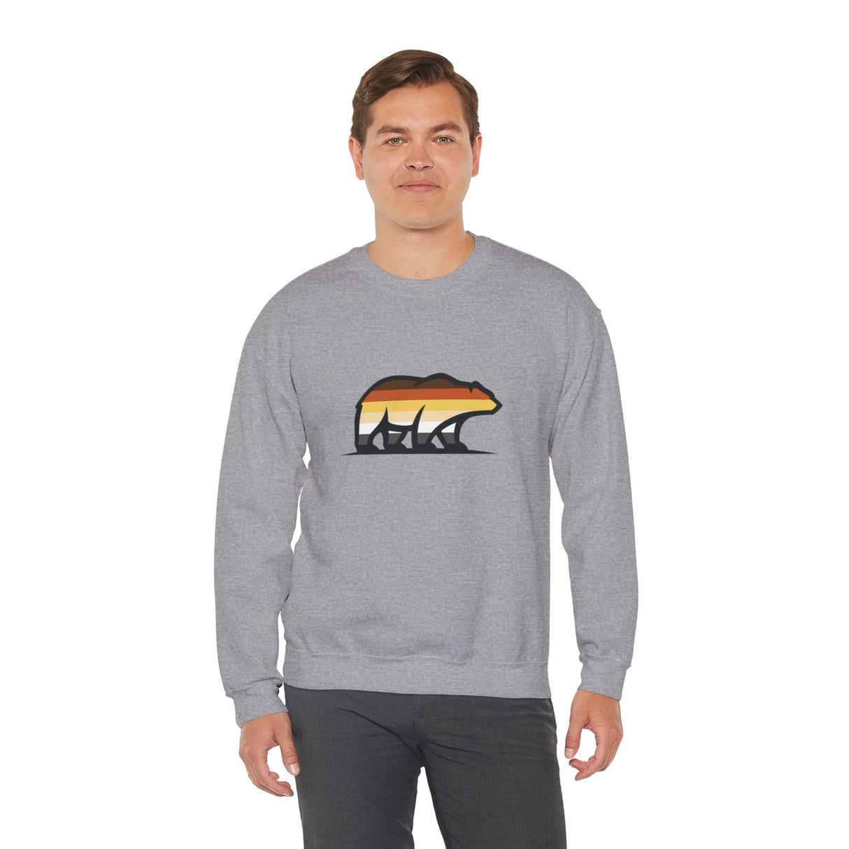 Big Bear Icon Crewneck Sweatshirt - Relaxed Unisex Pullover