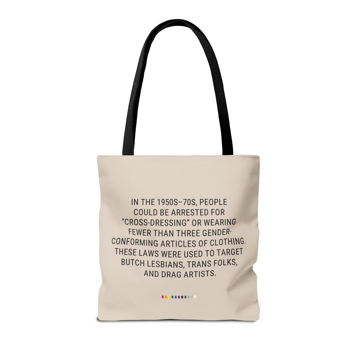 Wearing Pants Was a Crime Tote Bag – Fashion as Rebellion