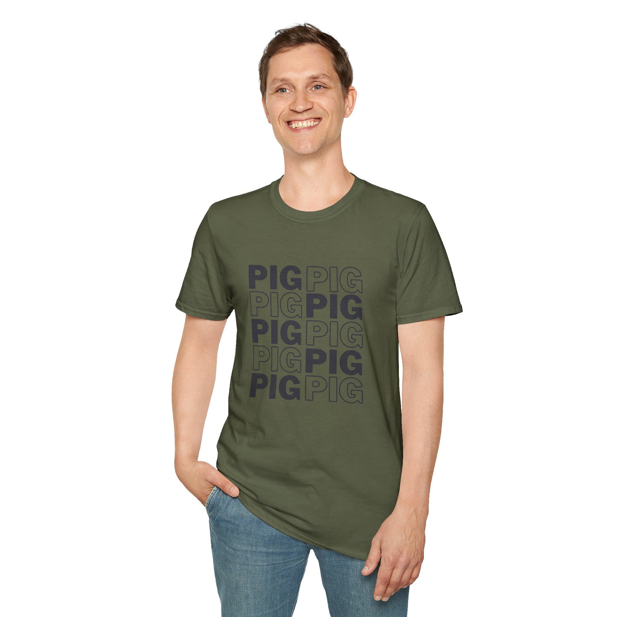 Pig Softstyle T-Shirt - Casual Comfort Tee for Everyday Wear