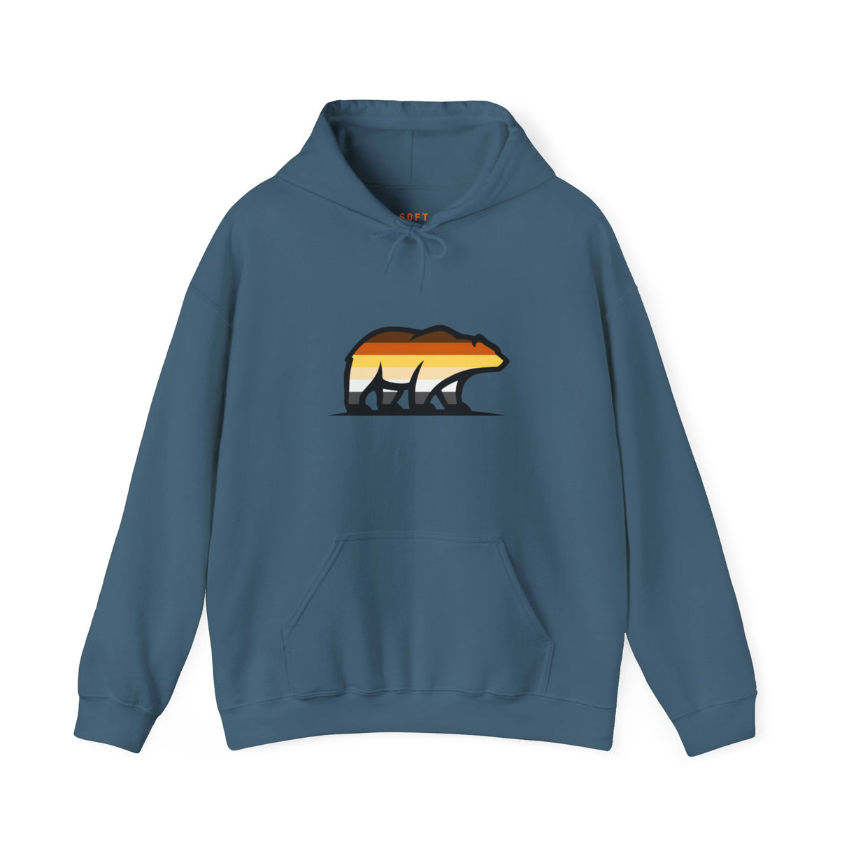 Bear Icon Hoodie - Cozy Pullover Sweatshirt