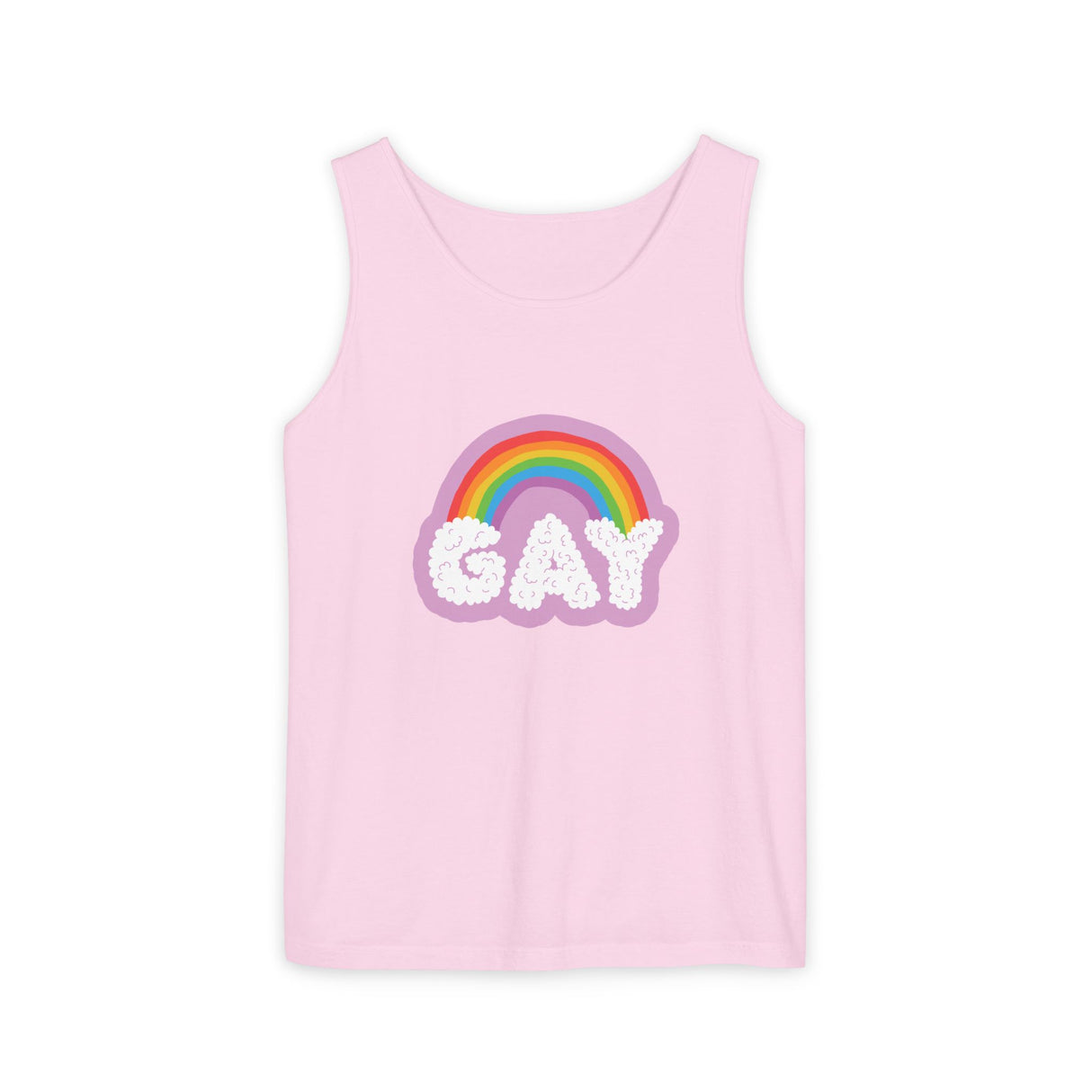 Gay Cloud Tank Top – Chill, Sunny, and Very Out