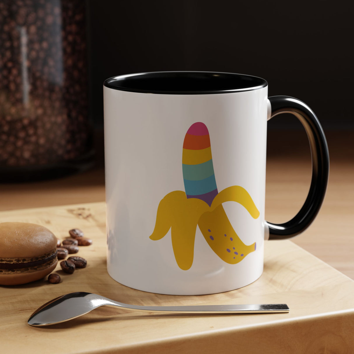 Rainbow Banana Coffee Mug - 11oz & 15oz Options