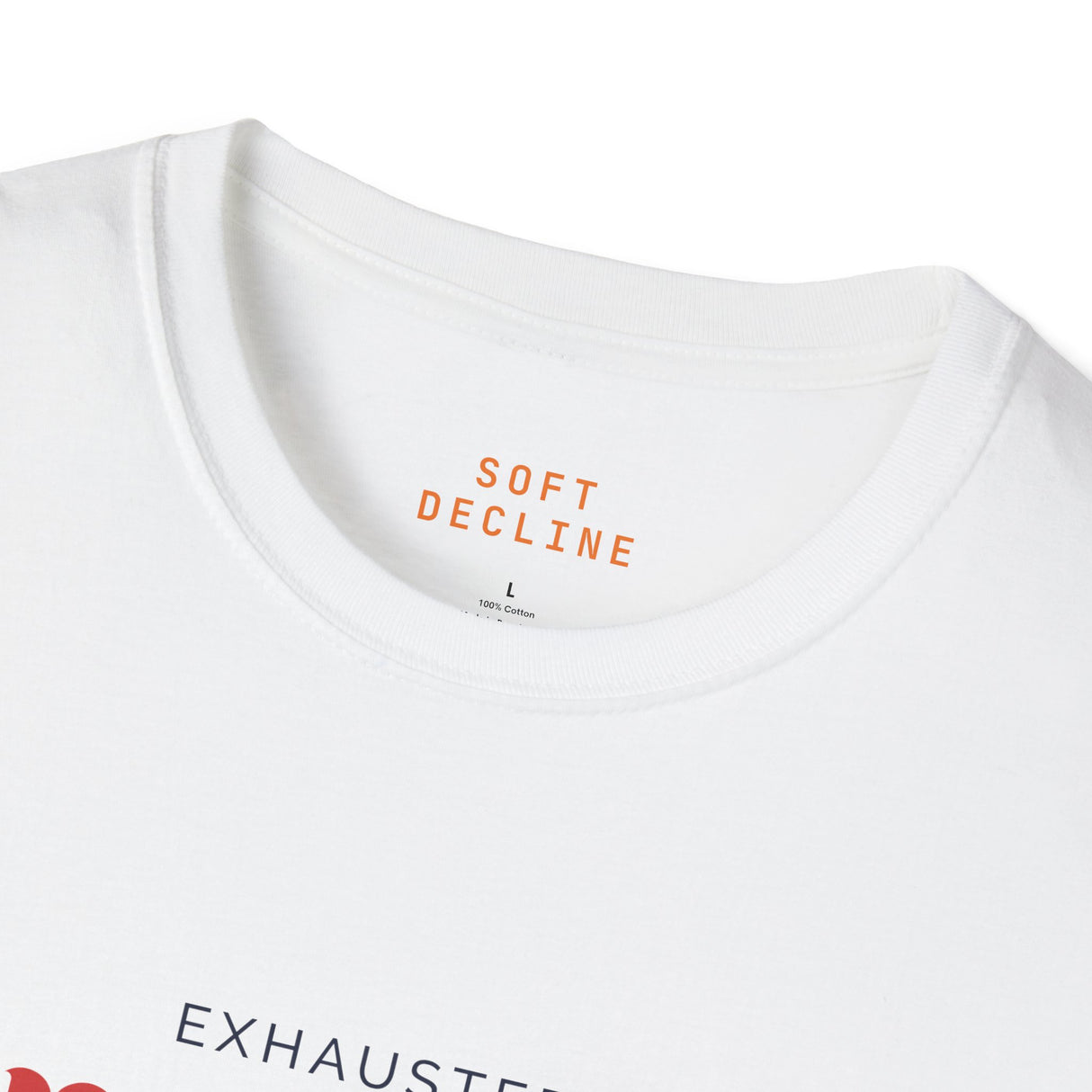 Exhausted American Unisex Softstyle T-Shirt - Casual Comfort Tee for Everyday Wear