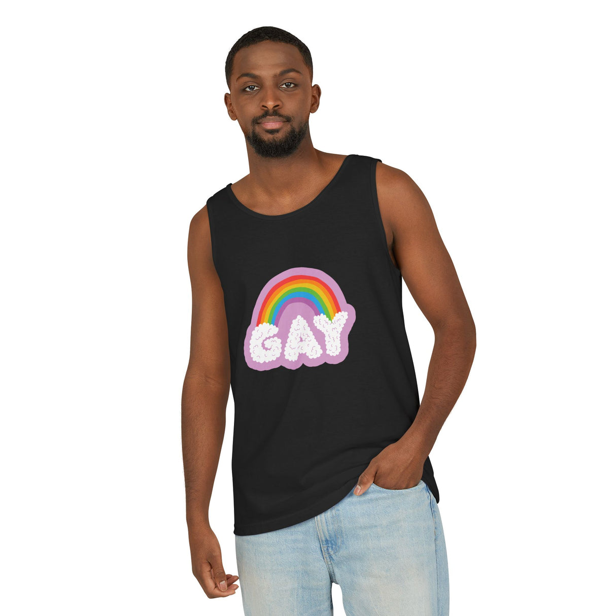 Gay Cloud Tank Top – Chill, Sunny, and Very Out