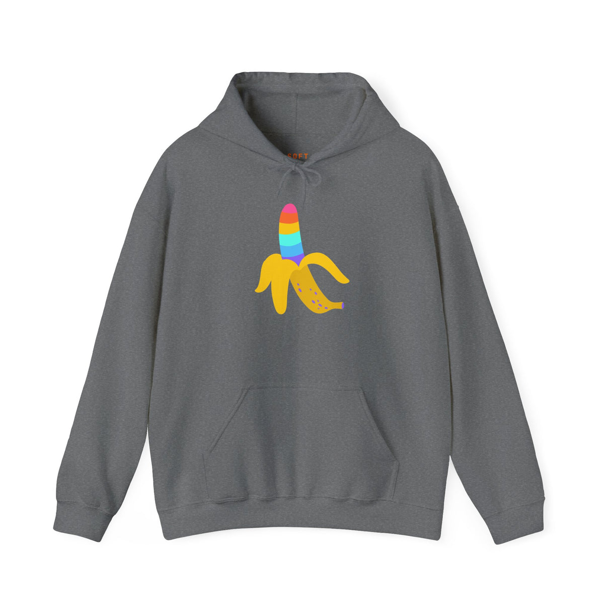 Banana Rainbow Cozy Pullover Sweatshirt