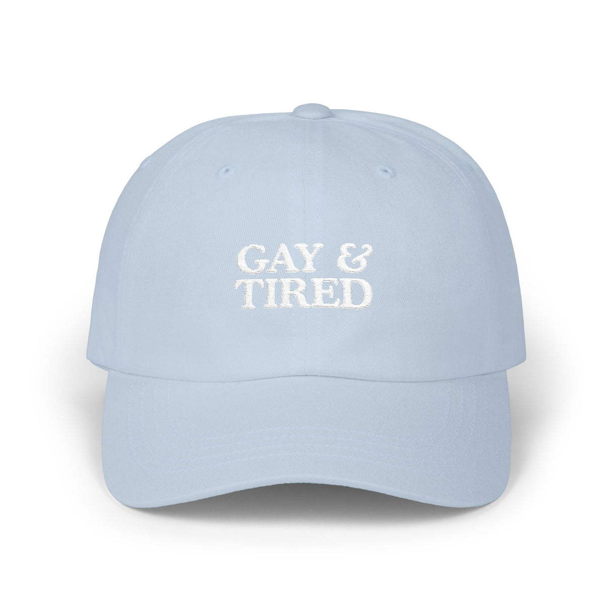 Gay & Tired Classic Dad Cap - Casual Adjustable Hat
