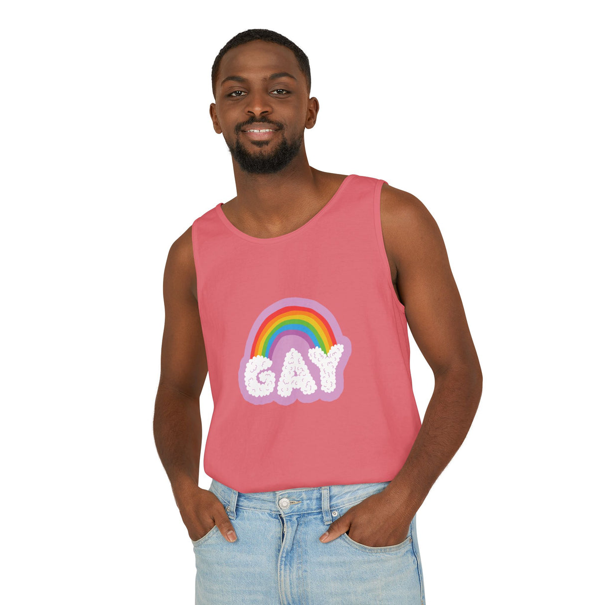 Gay Cloud Tank Top – Chill, Sunny, and Very Out
