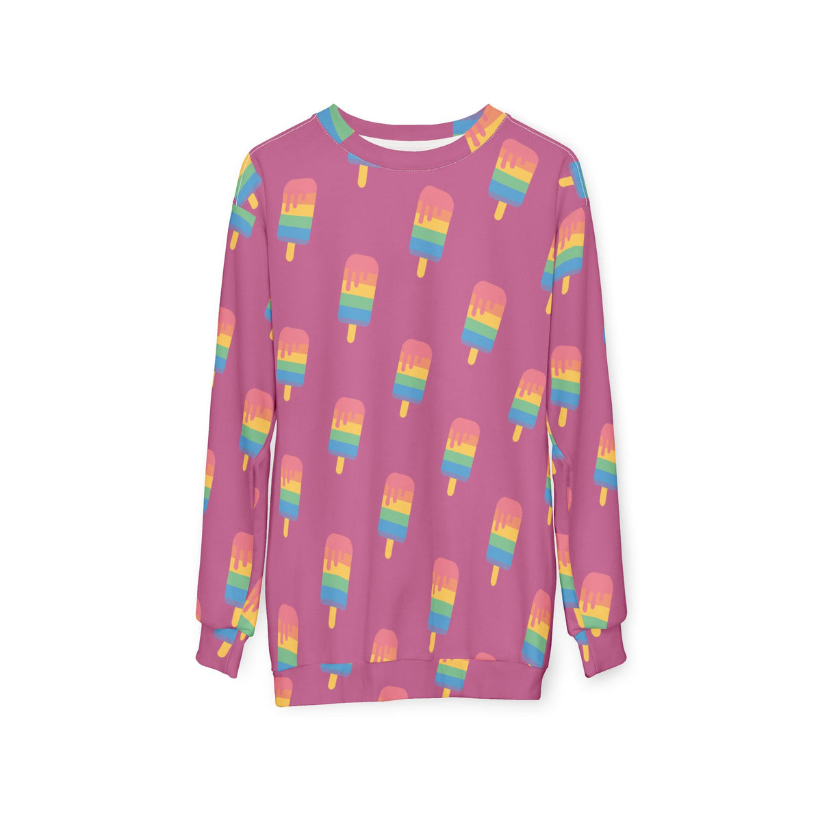 Pink Melting Point Unisex Sweatshirt – Fun Summer Vibe Apparel
