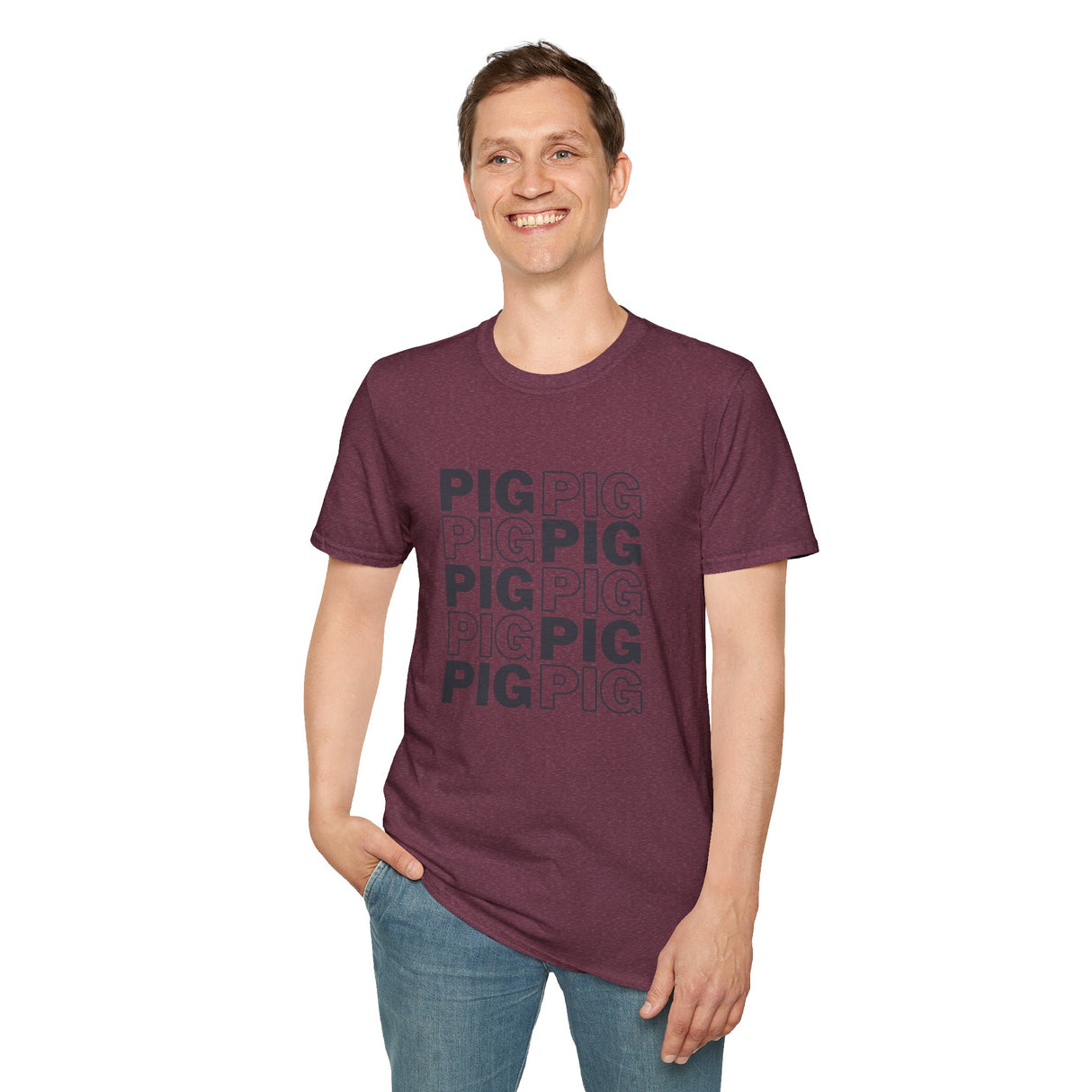 Pig Softstyle T-Shirt - Casual Comfort Tee for Everyday Wear
