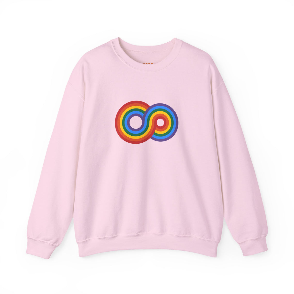Gayfinity Rainbow Medium Weight Sweatshirt – Cozy Fit, Infinite Pride