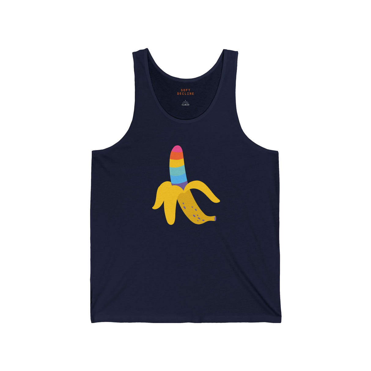Rainbow Banana Lightweight Tank Top