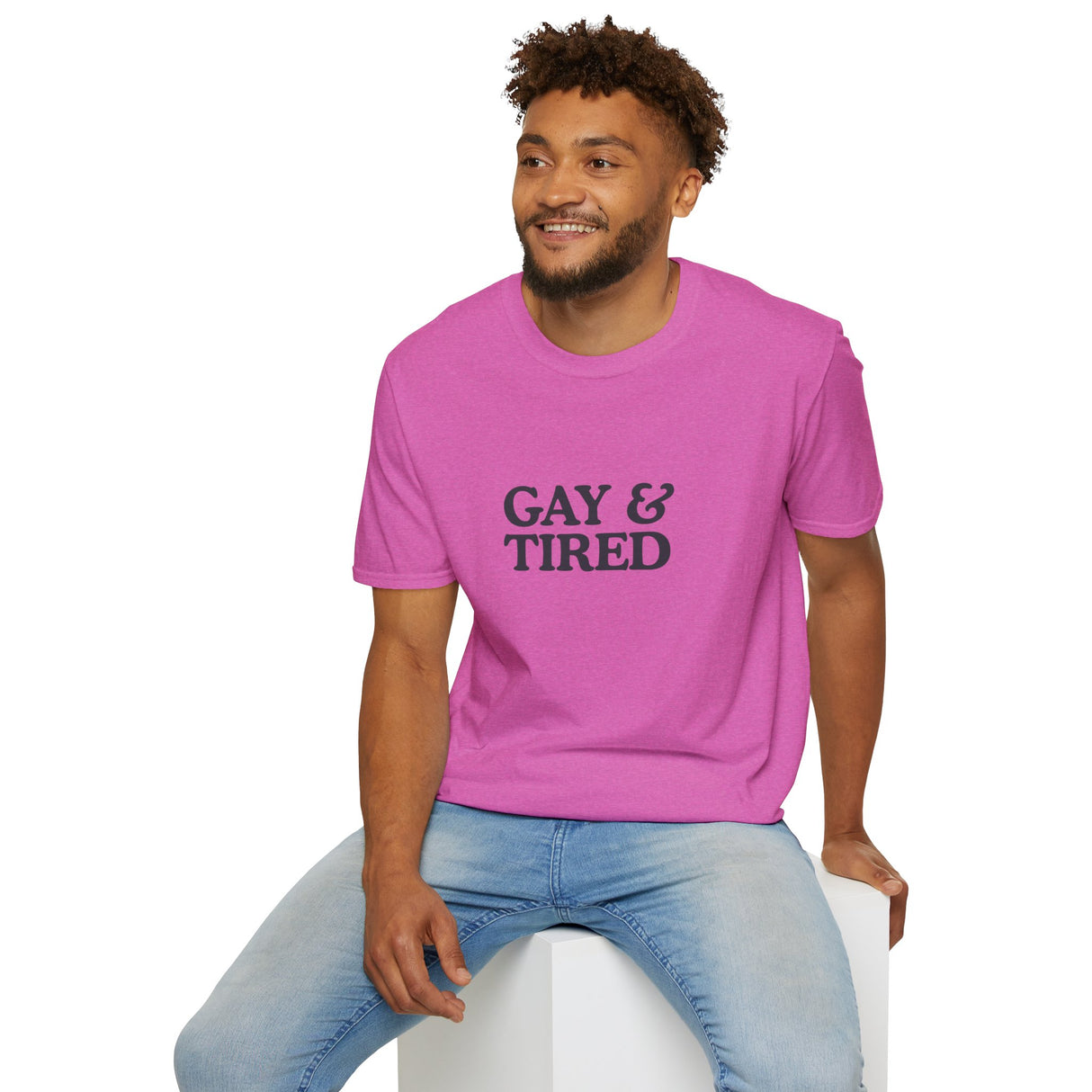 Gay & Tired Softstyle T-Shirt - Casual Comfort Tee for Everyday Wear