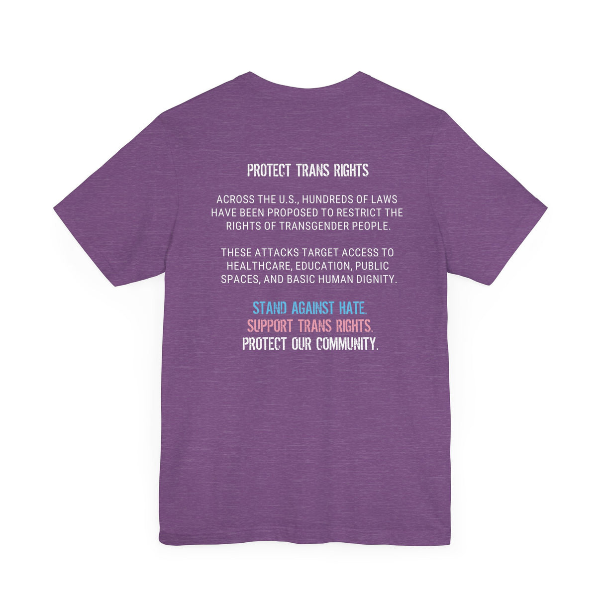 Protect Trans Rights 2025 Lightweight Tee – Soft Fabric, Hard Truth