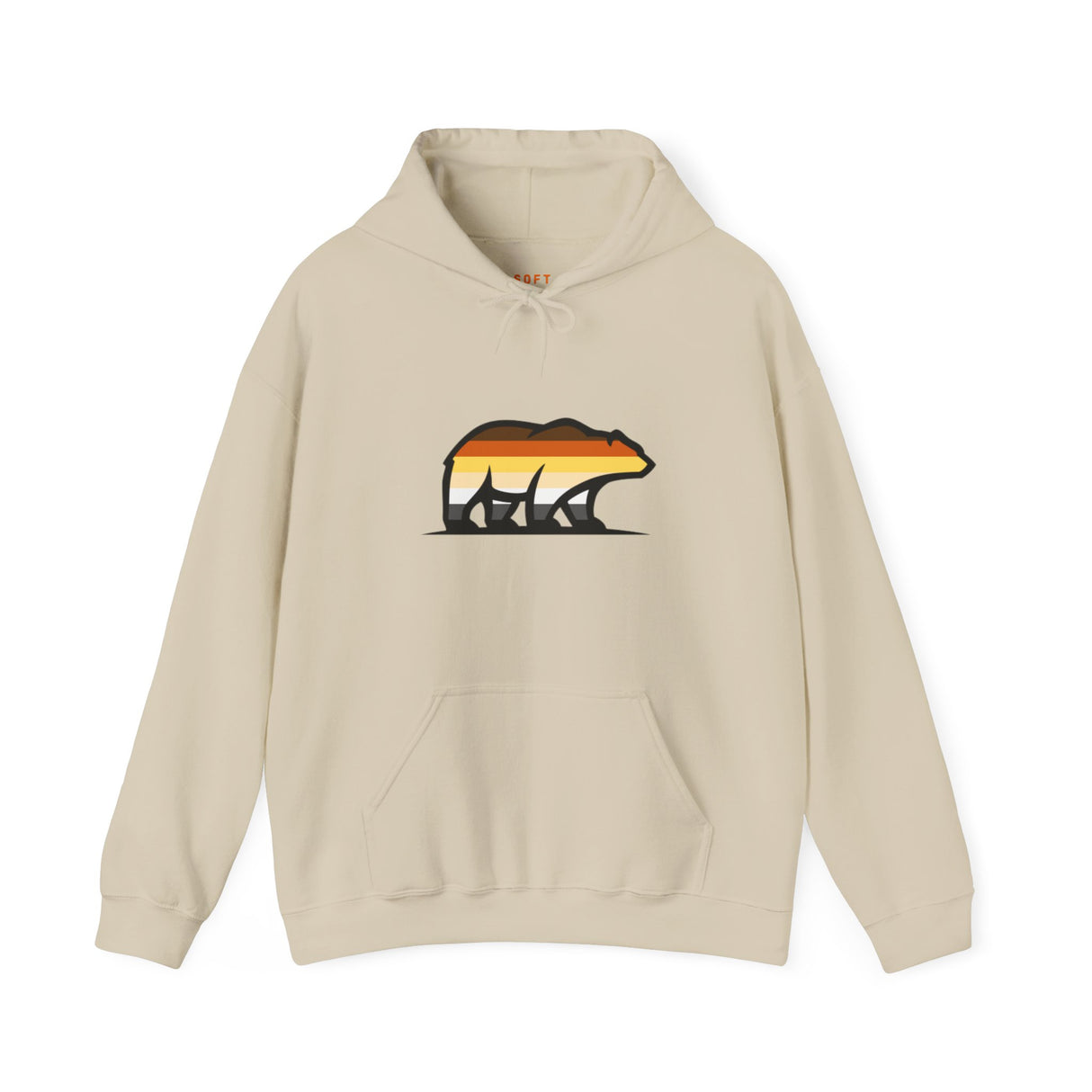 Bear Icon Hoodie - Cozy Pullover Sweatshirt