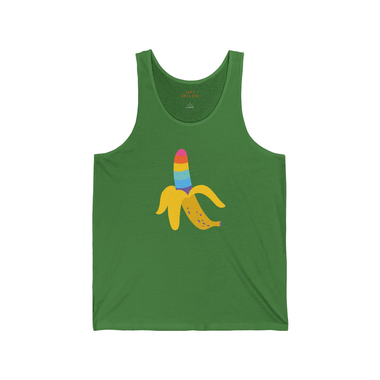 Rainbow Banana Lightweight Tank Top