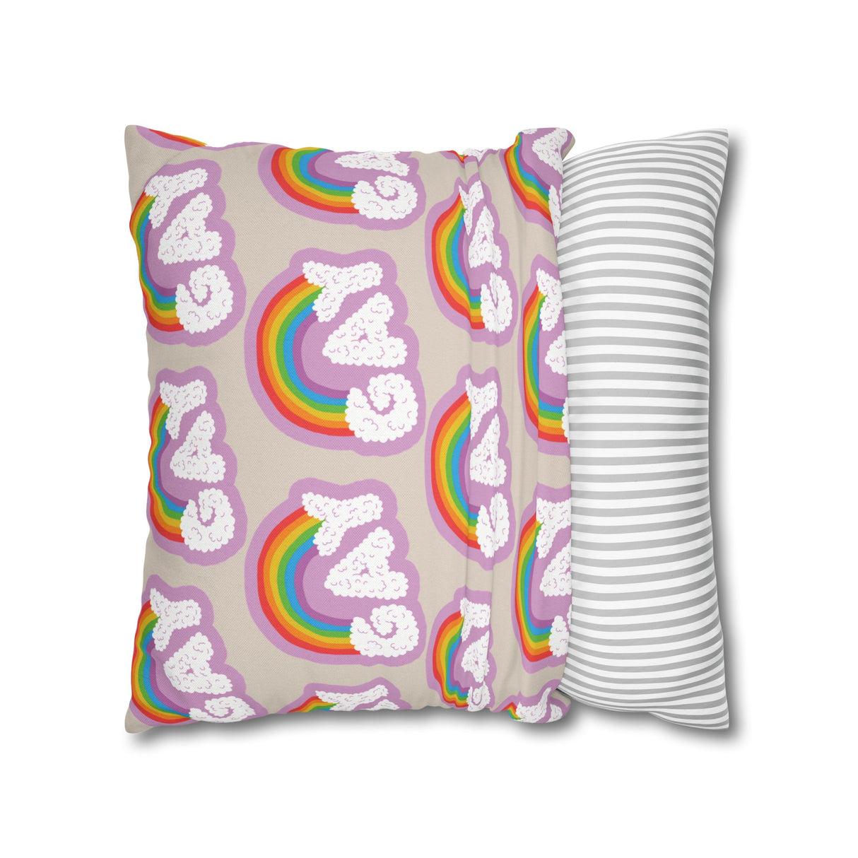 Gay Cloud Pillow Cover – Soft, Sweet, and Proud as Hell