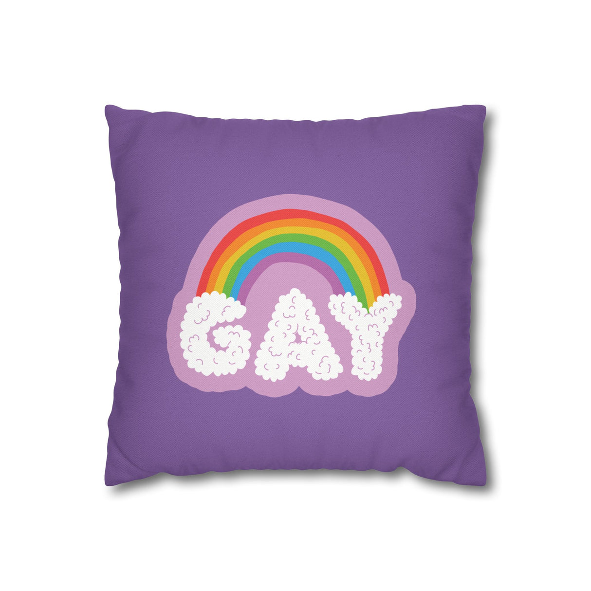 Gay Cloud Pillow Cover – Soft, Sweet, and Proud as Hell
