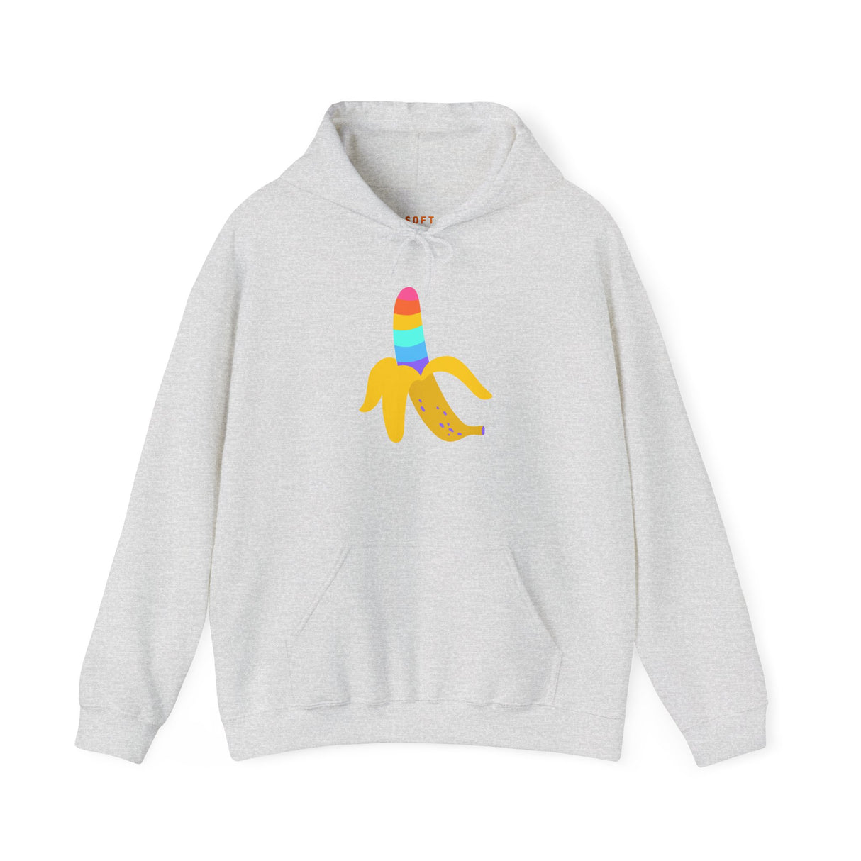 Banana Rainbow Cozy Pullover Sweatshirt