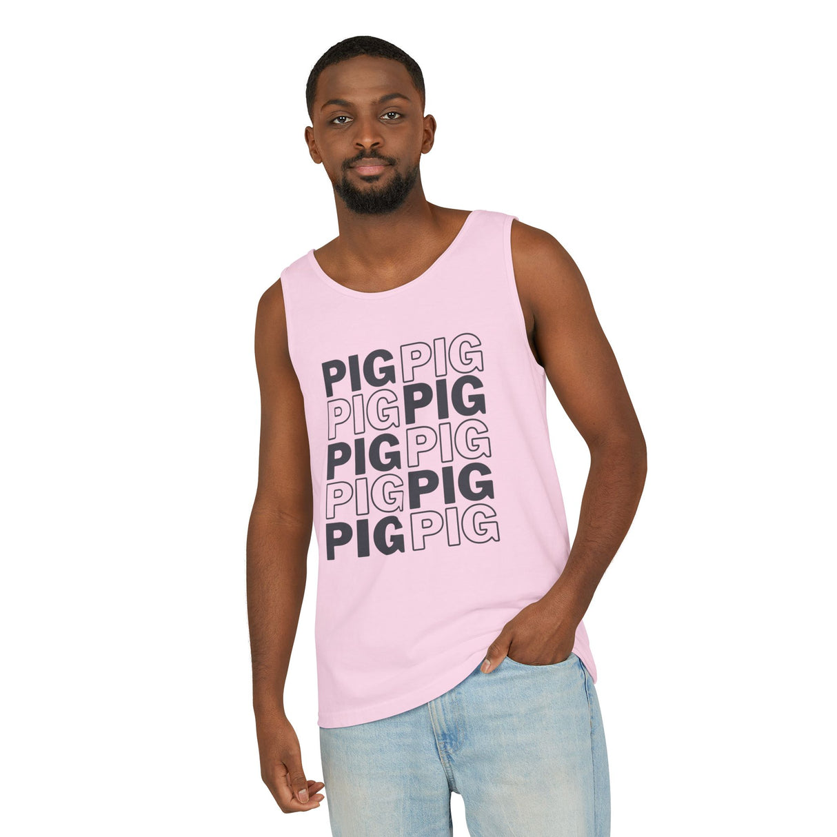 Pig Pattern Tank Top