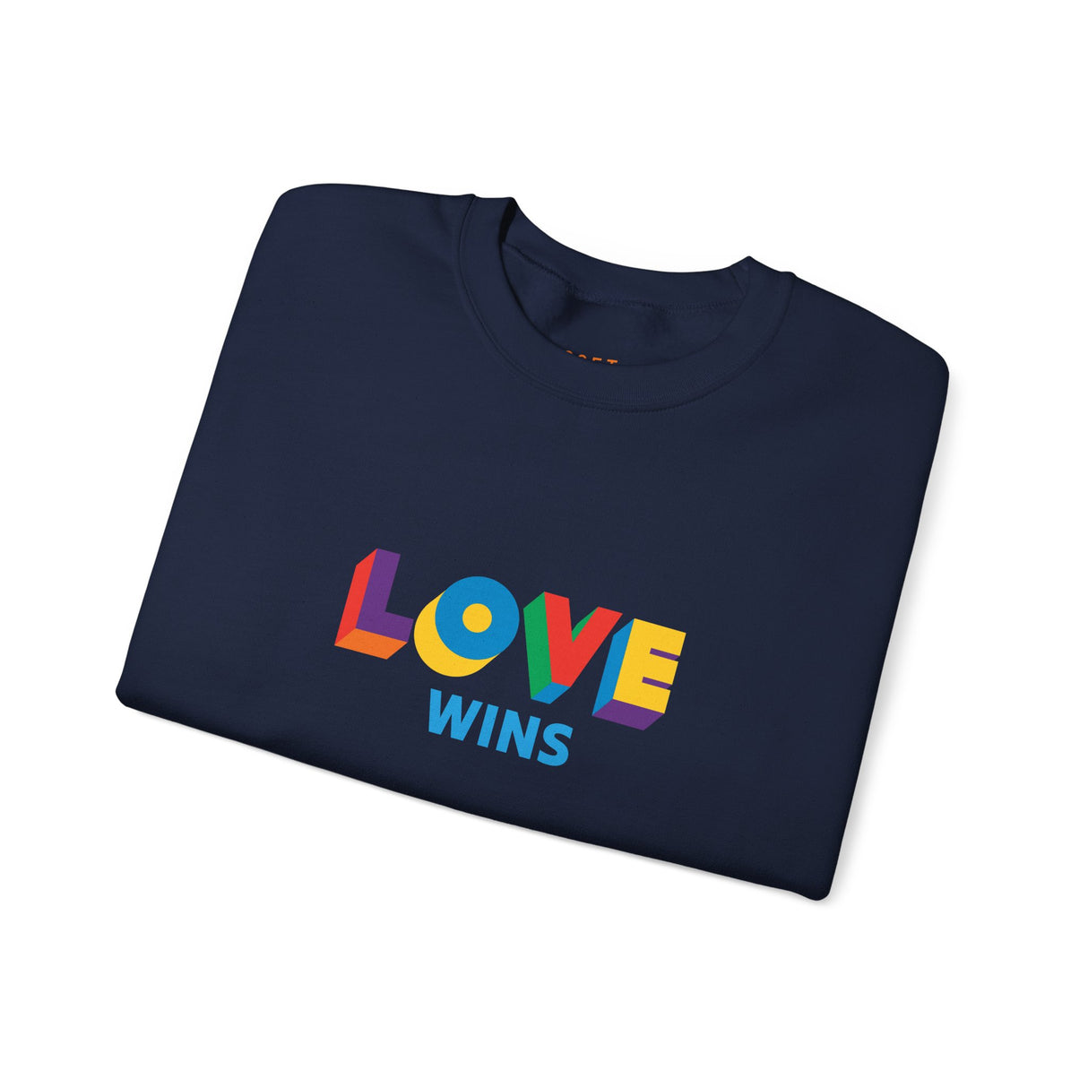 Love Wins Medium Weight Sweatshirt – Soft Feel, Solid Message