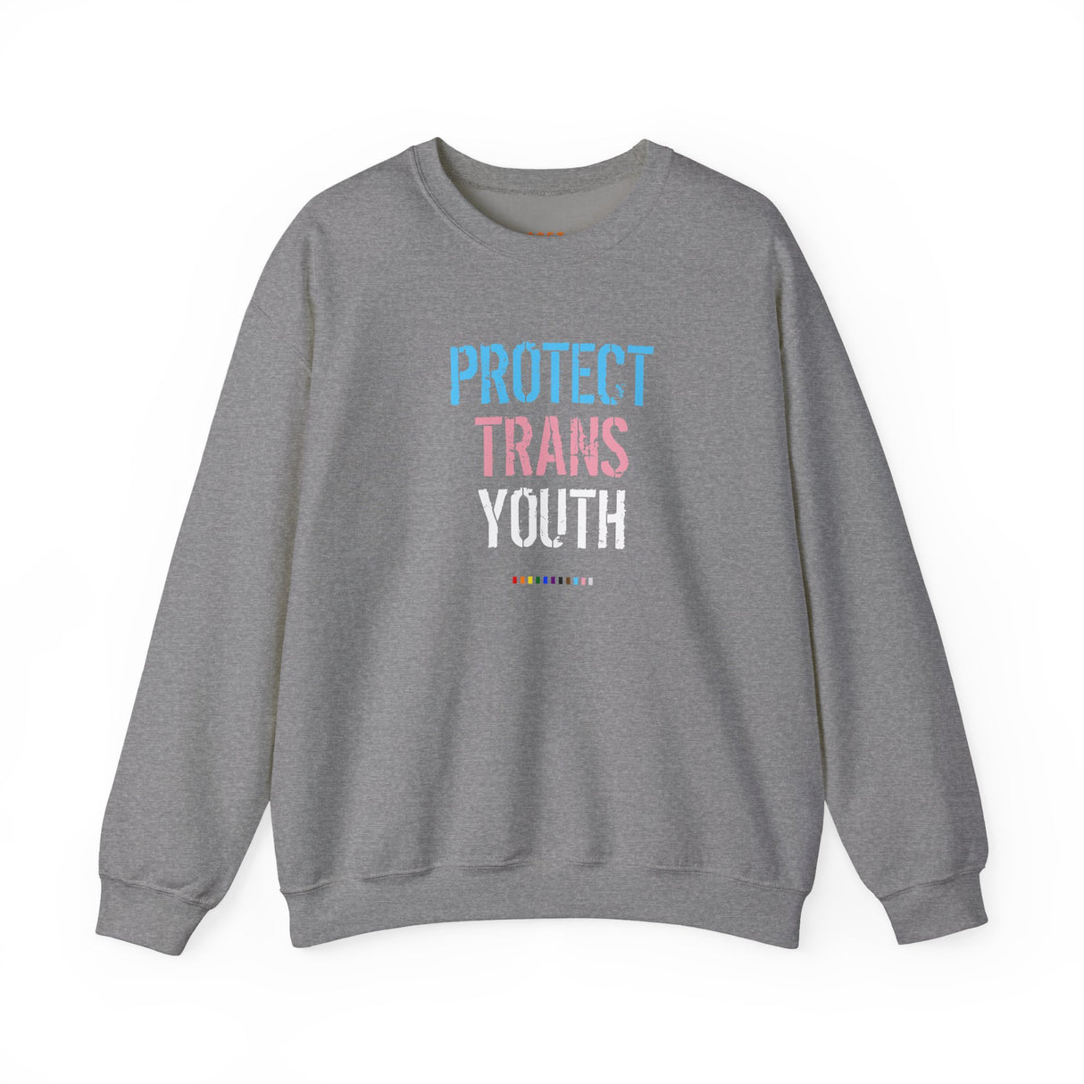 Protect Trans Youth 2025 Crewneck – Warm Layers, Urgent Truth