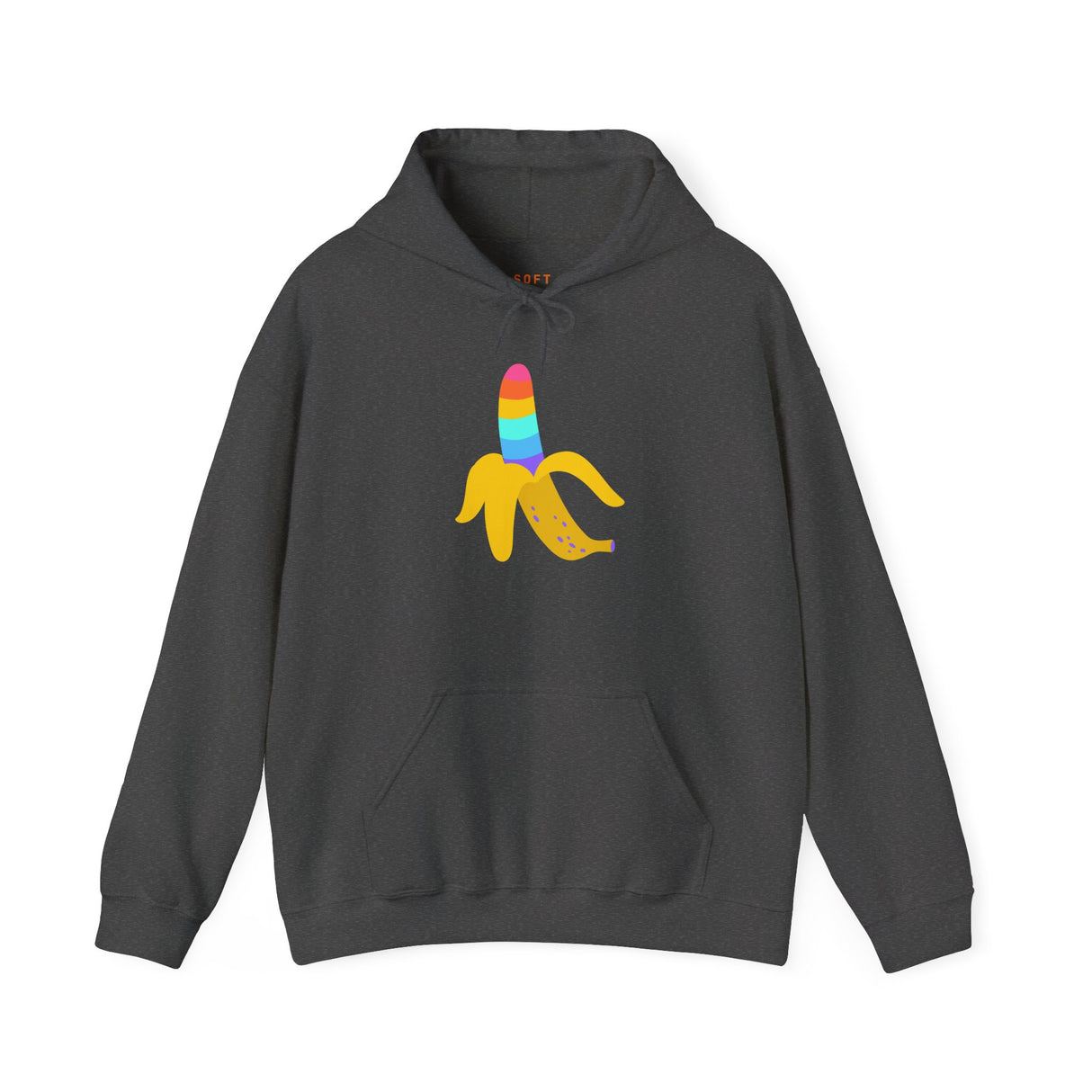 Banana Rainbow Cozy Pullover Sweatshirt