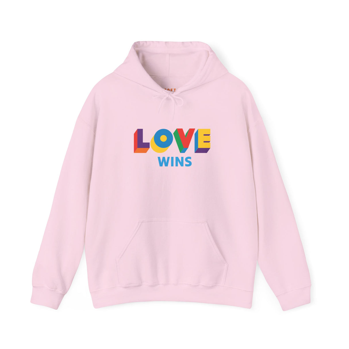 Love Wins Medium Weight Hoodie – Warm Layers, Brighter Days