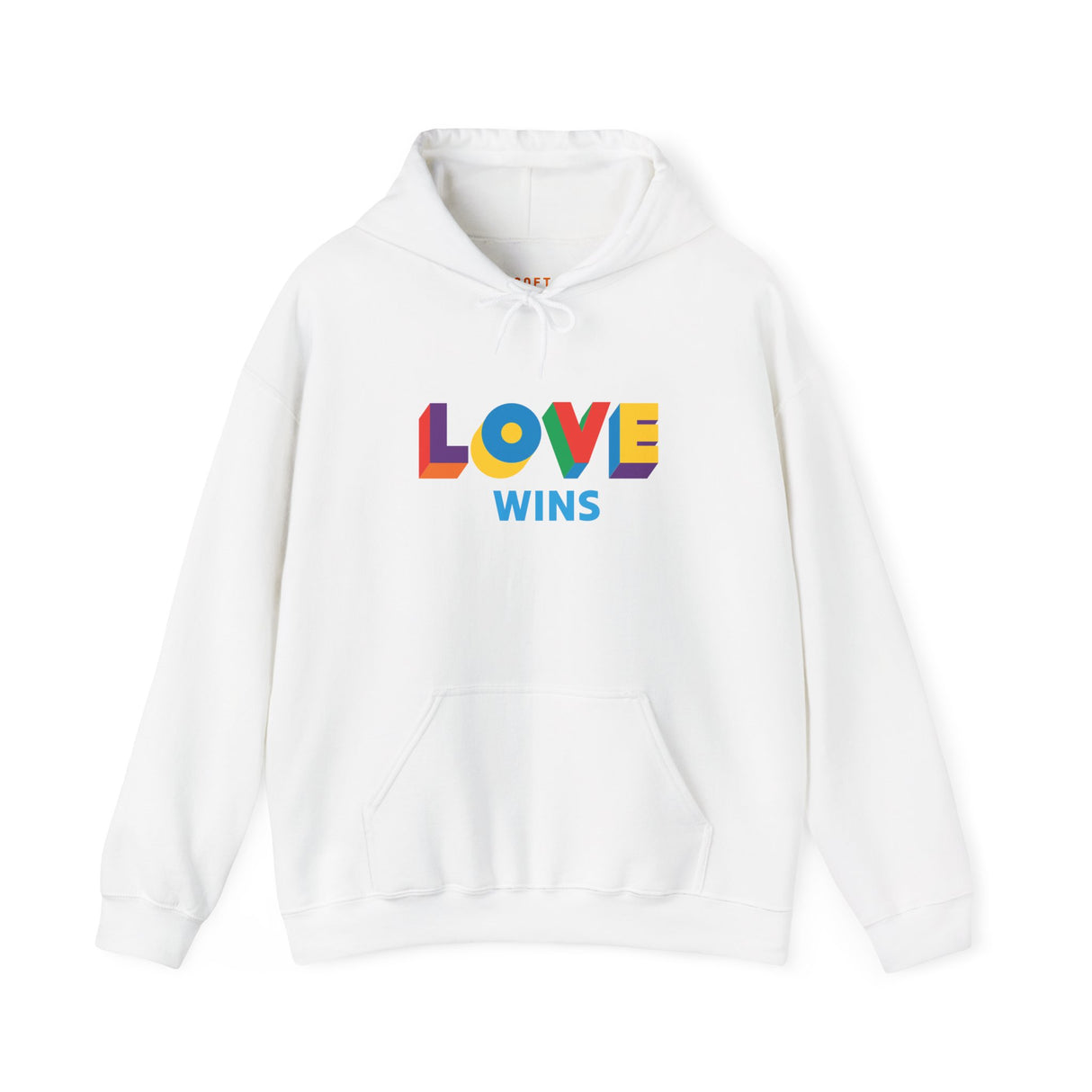 Love Wins Medium Weight Hoodie – Warm Layers, Brighter Days