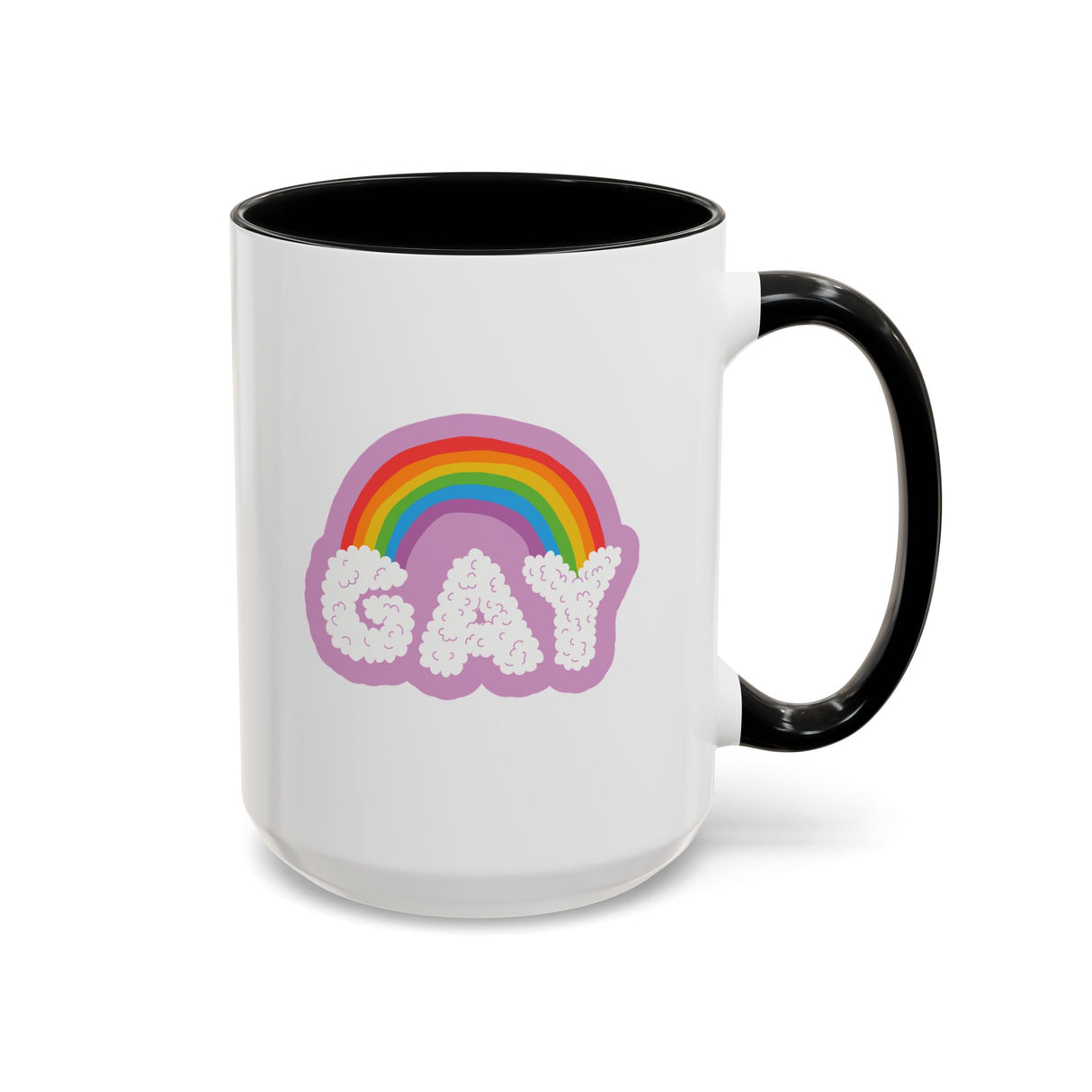 Gay Rainbow Cloud Mug - 11oz & 15oz Options