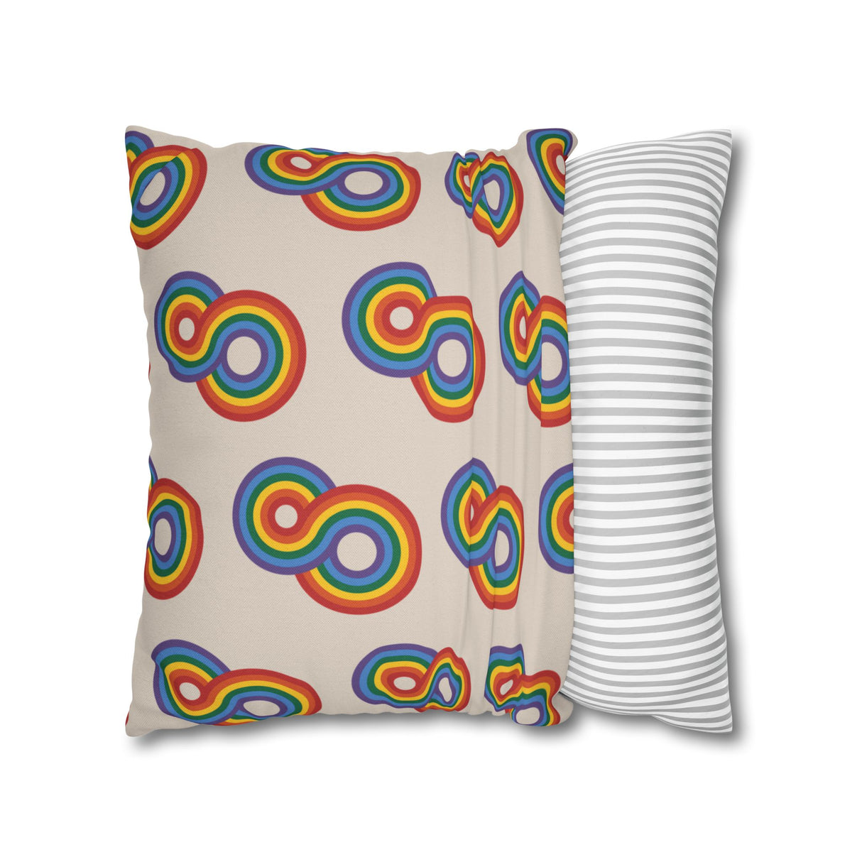 Gayfinity Rainbow Pillow Cover – Soft Touch, Infinite Vibes