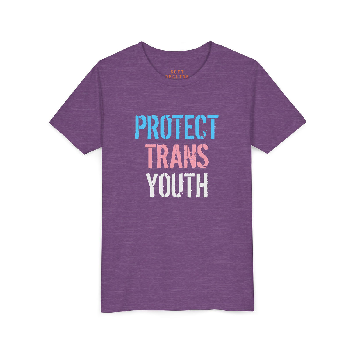 2025 Protect Trans Youth Lightweight Tee – Youth Sizing – Soft Fit, Urgent Message