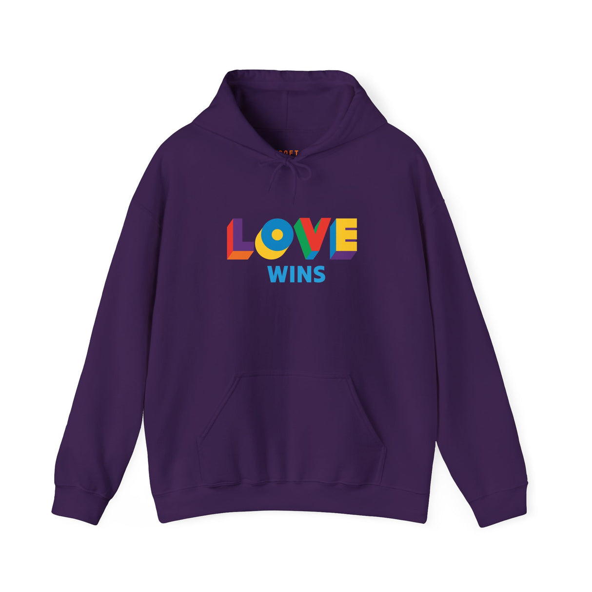Love Wins Medium Weight Hoodie – Warm Layers, Brighter Days