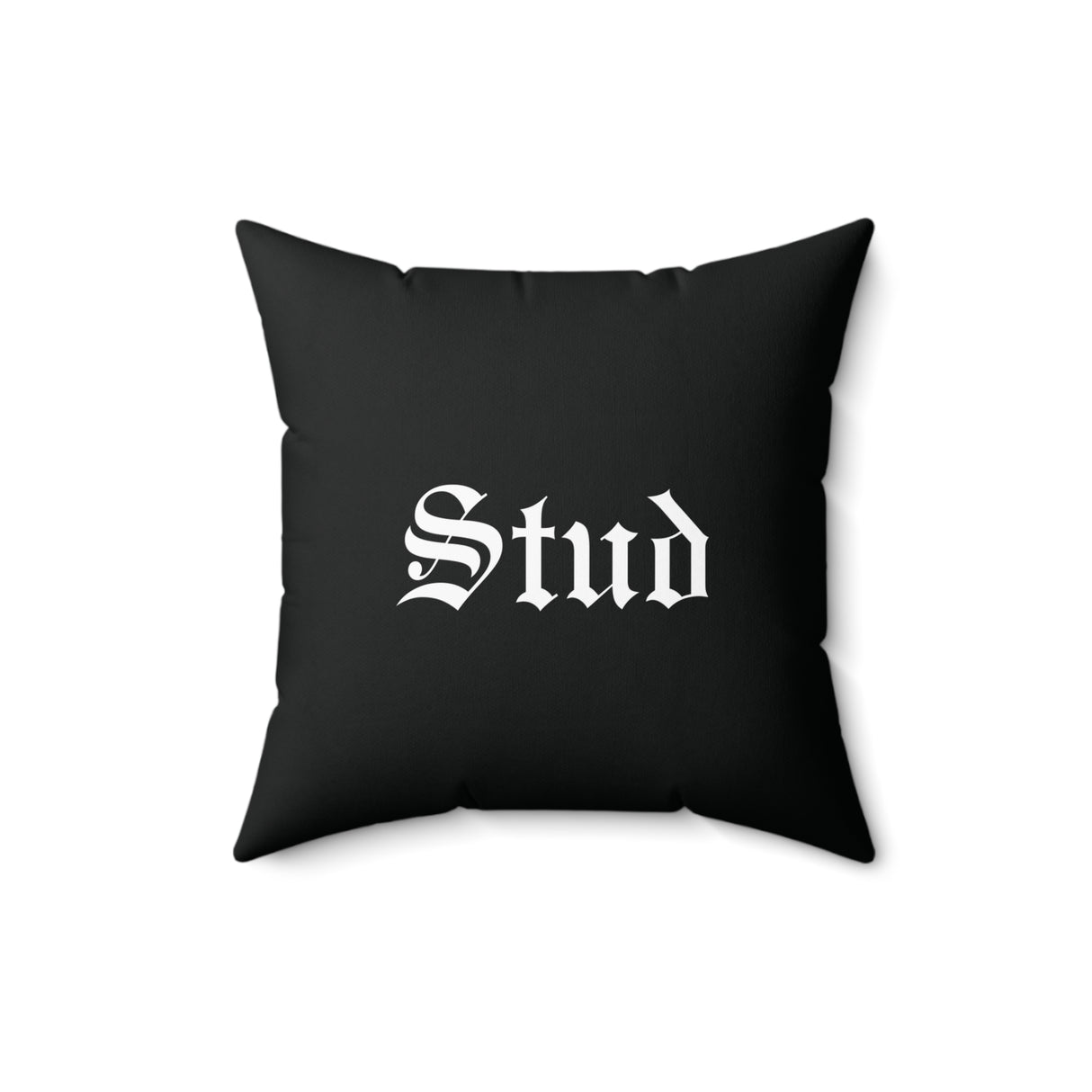 Stud Spun Polyester Square Pillow - Modern Decor for Stylish Spaces